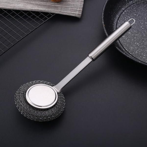 Stainless Steel Scrubbers with Handle