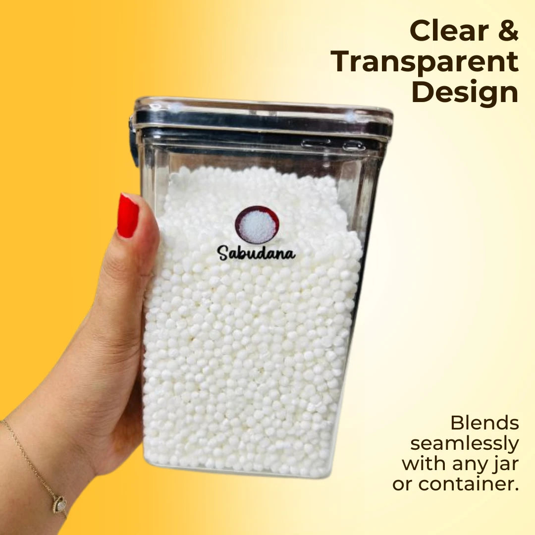 3D Waterproof Kitchen Spice Jar Label Stickers (Pack of 1 - 60 Stickers)